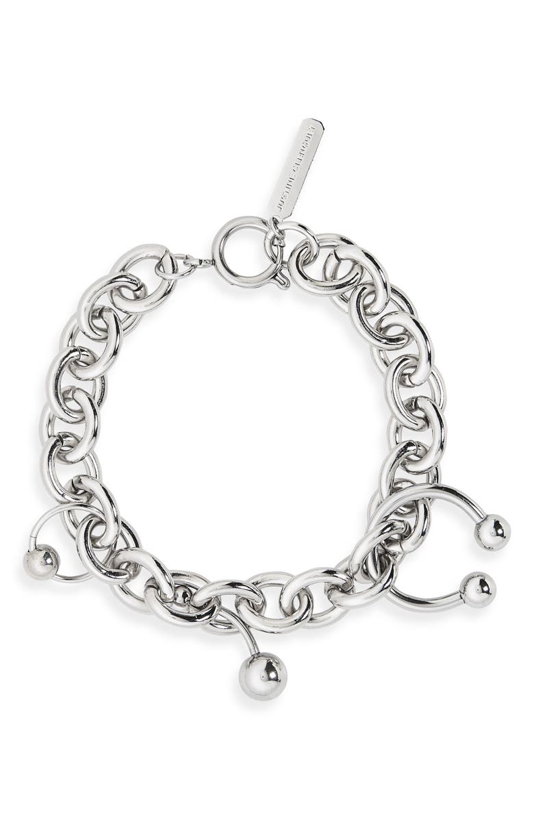 Justine Clenquet Holly Pierced Bracelet, Main, color,