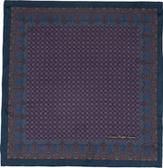 Lauren Ralph Lauren Geometric Print Square Silk Scarf