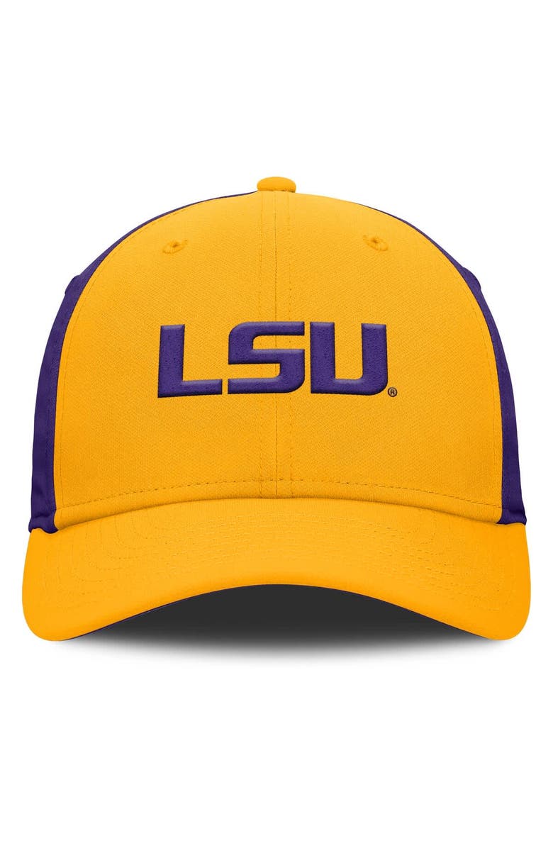 Nike Men's Nike Gold/Purple LSU Tigers 2025 Sideline Rise Local Performance Flex Hat, Alternate, color, Gold