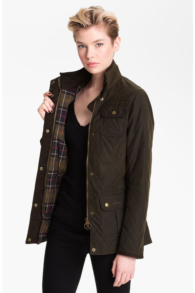 Quilted Utility Jacket, Alternate, color, OLIVE
