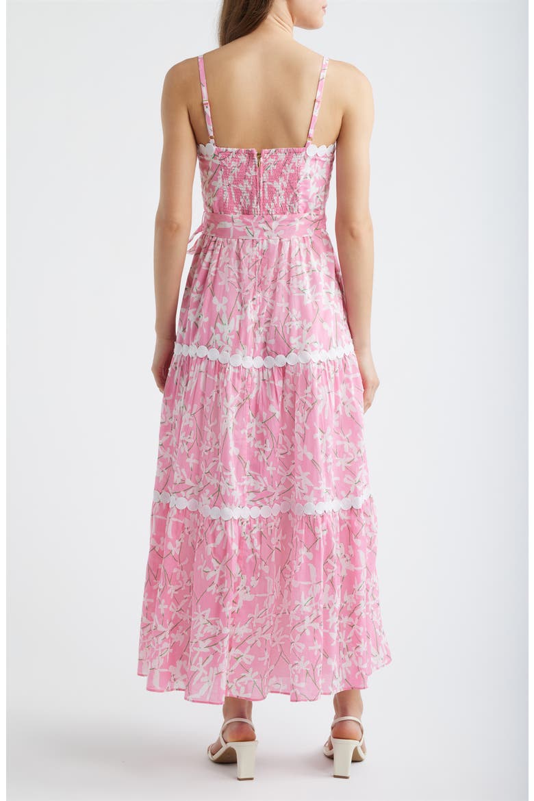 Laney Floral Print Maxi Dress, Alternate, color, CONFETTI PINK LIZA
