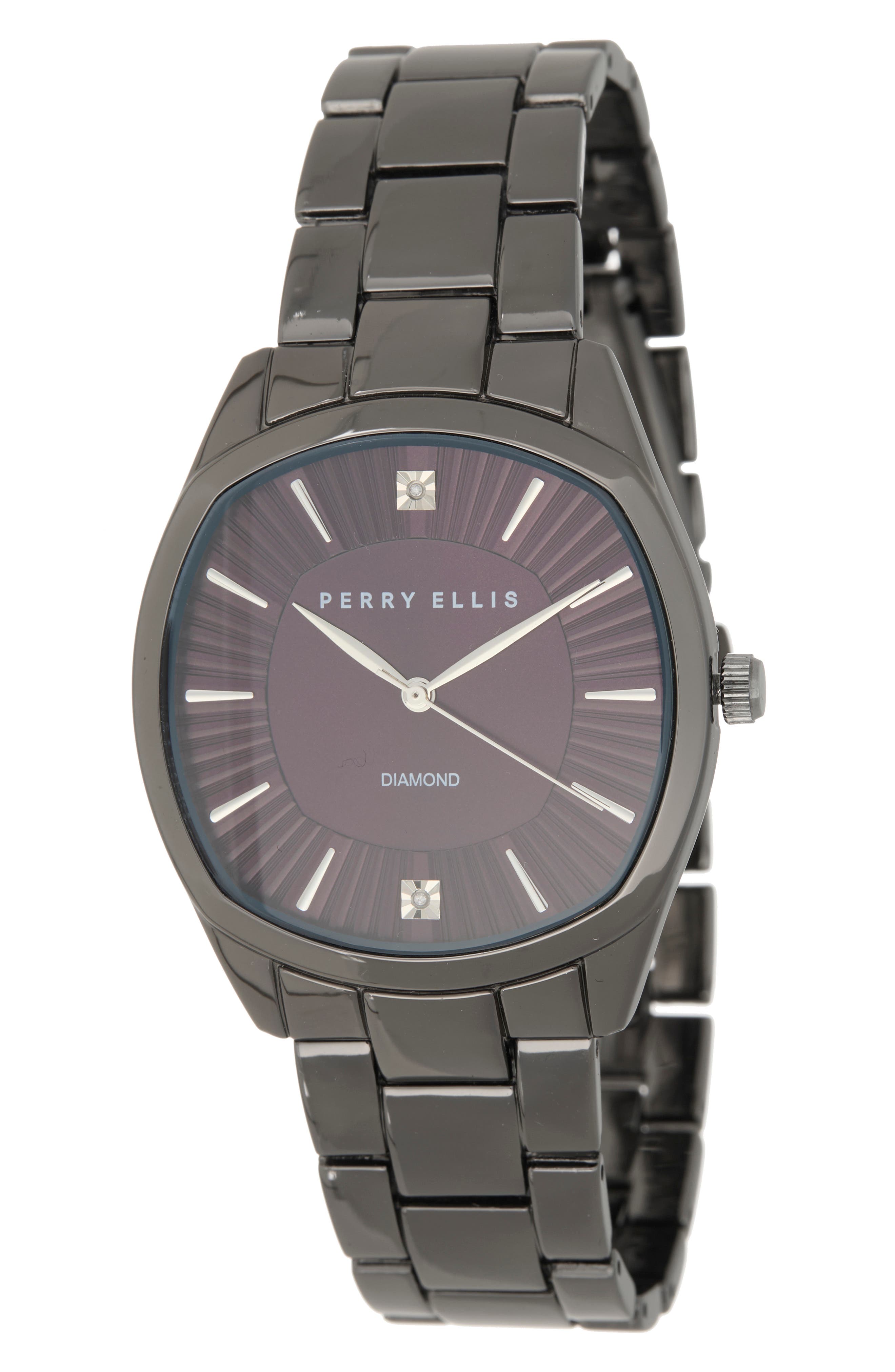 Diamond Slim Bracelet Quartz Watch, 41mm
