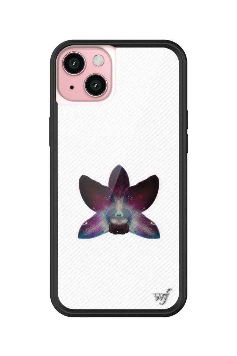 Orchid | White iPhone Case, Alternate, color, White