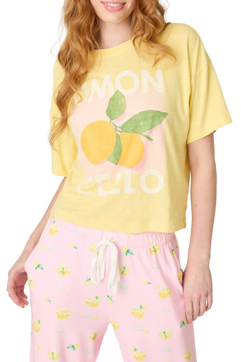 Dolce Spritz Short Sleeve Graphic T-Shirt, Main, color, LIMONCELLO