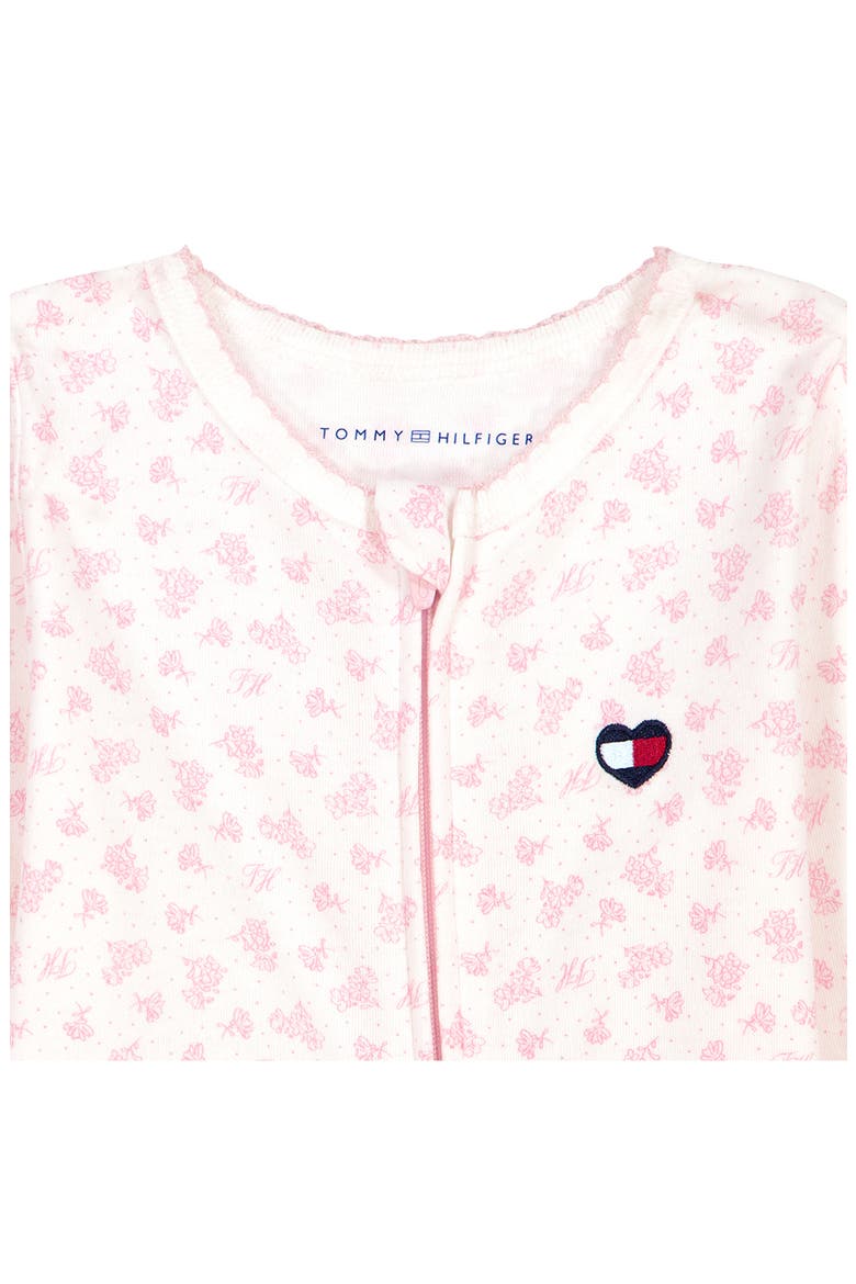 Footed Coverall, Alternate, color, PINK