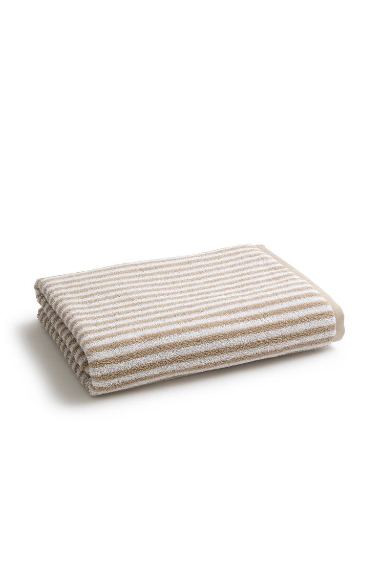 Portobello Stripe Coastal Inspired Hand Towels, Main, color, Birch