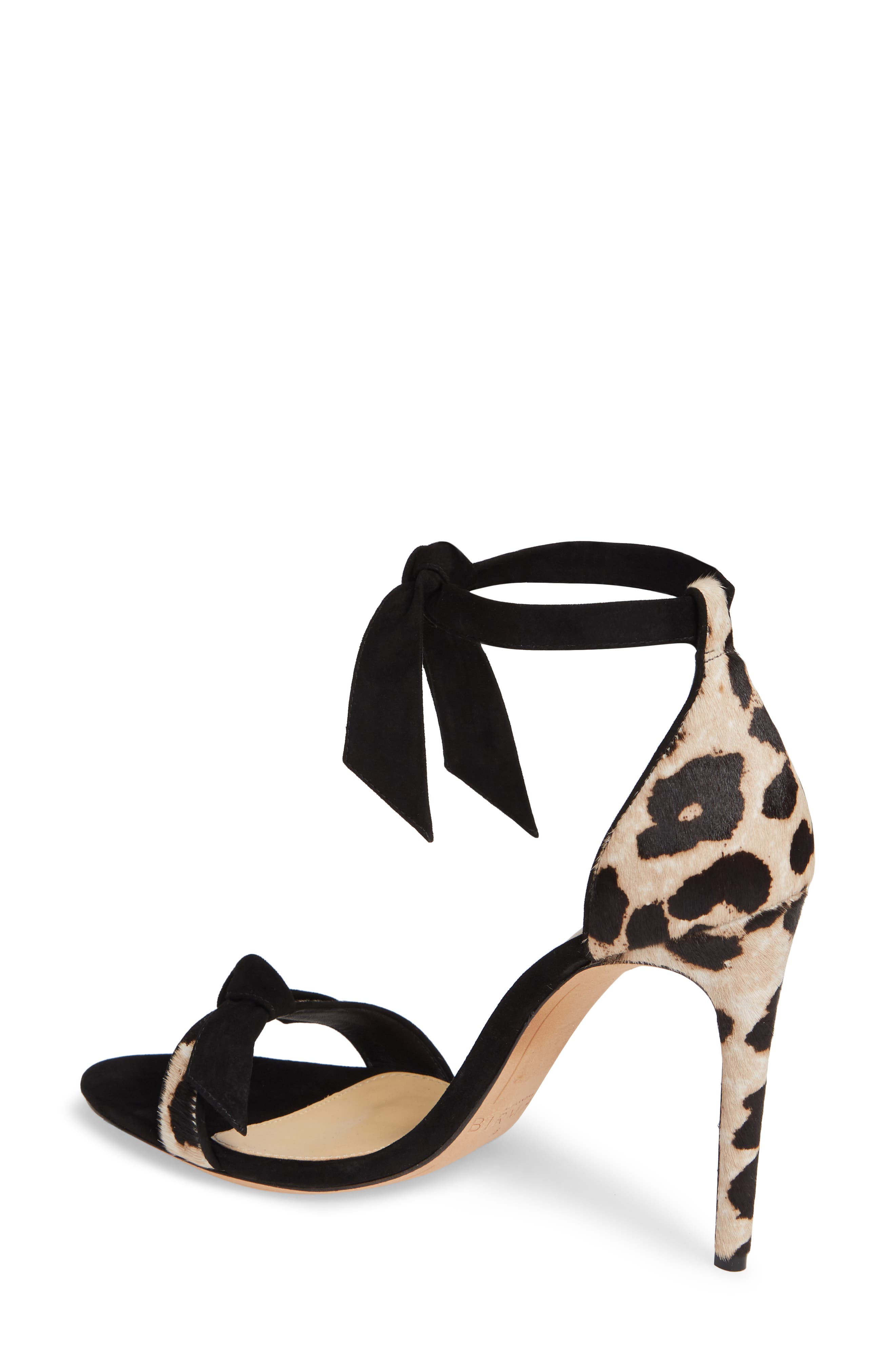 Alexandre Birman Clarita Genuine Calf Hair Ankle Tie Sandal, Alternate, color, 