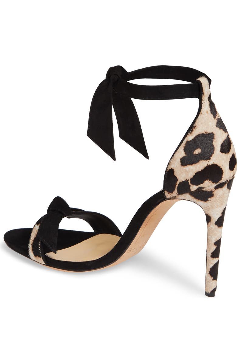 Alexandre Birman Clarita Genuine Calf Hair Ankle Tie Sandal, Alternate, color,