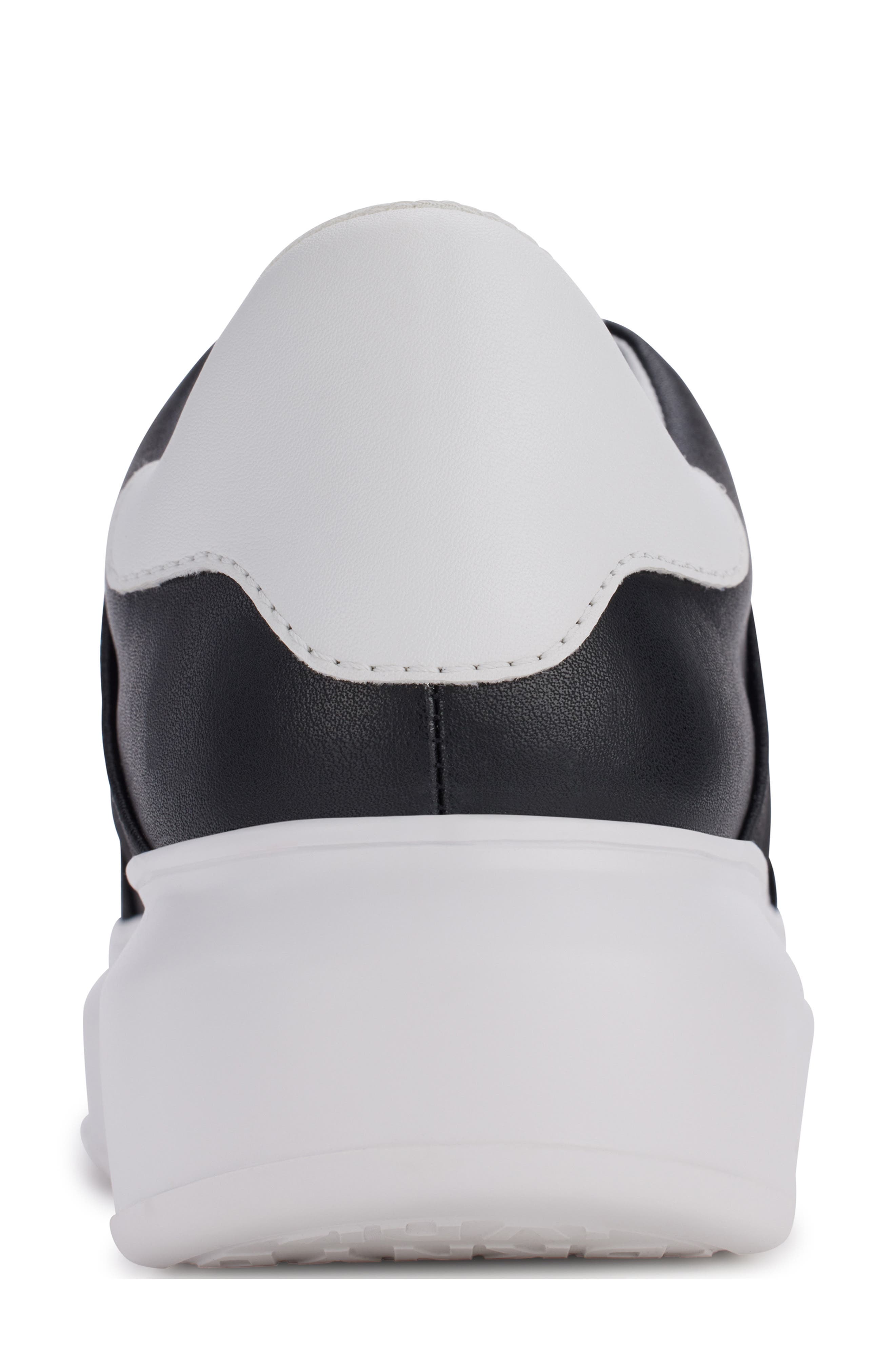 DKNY Jaye Platform Sneaker, Alternate, color, Black/ White