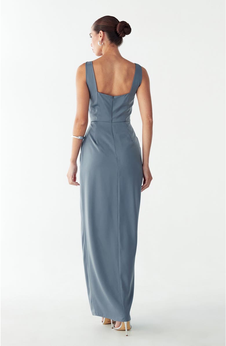 WILLA Akron Maxi Dress, Alternate, color, Petrol Blue