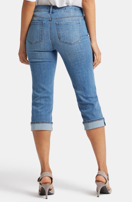 Nydj Marilyn High Rise Cropped Cuffed Jeans In Water Canyon
