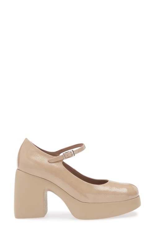Wonders Mary Jane Platform Pump In Neutral