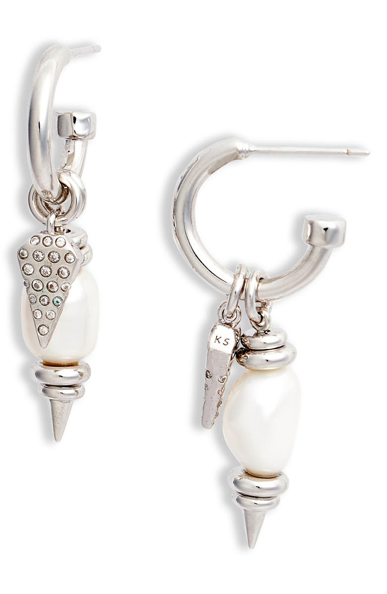 Kendra Scott Demi Convertible Drop Huggie Hoop Earrings, Main, color, 