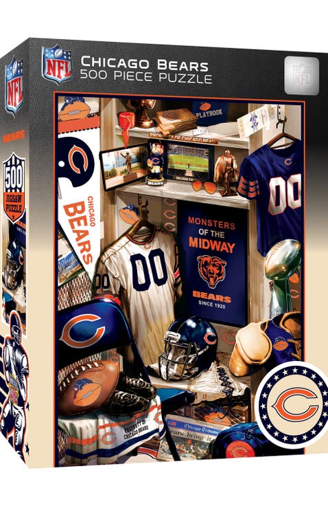 Chicago Bears Locker Room 500 Puzzle