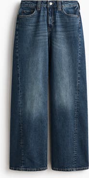 H&M Wide High Waist Jeans