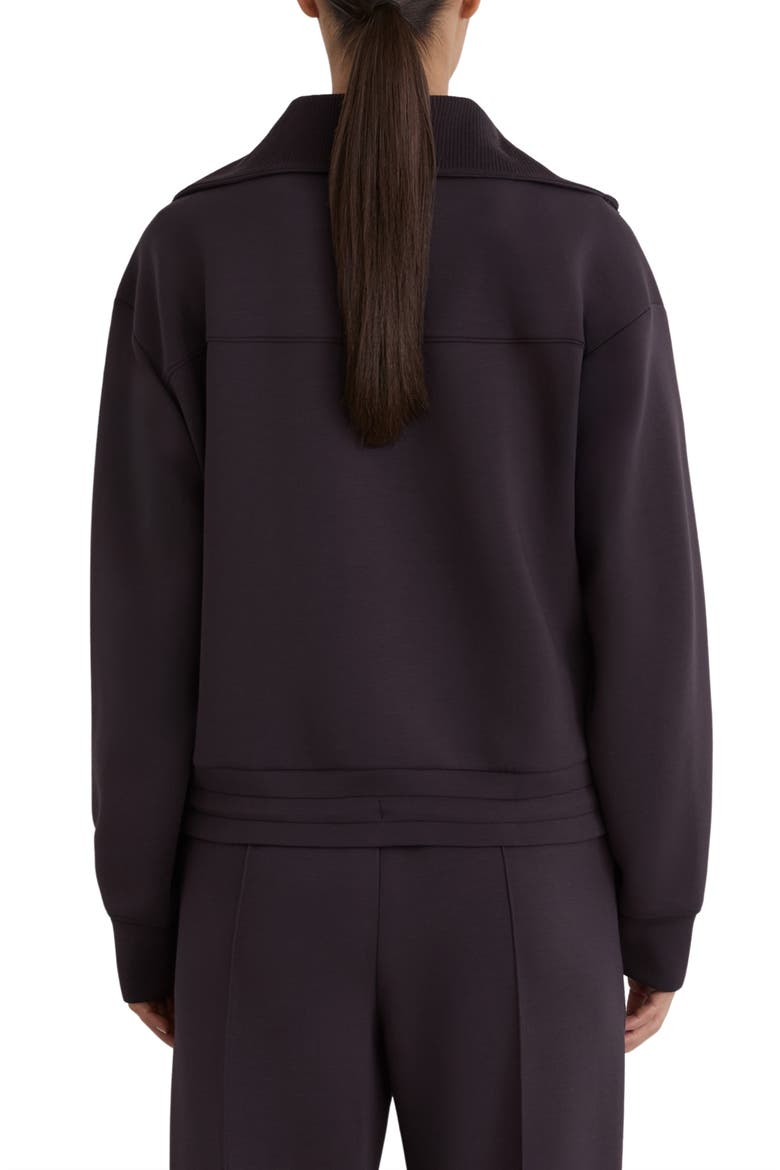 Laurrie Scuba Track Jacket, Alternate, color, GRAPE BURGUNDY