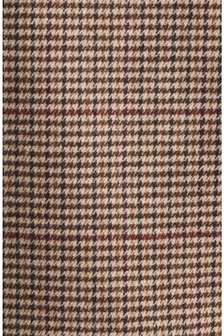 Houndstooth Jacket with Faux Shearling Collar, Alternate, color, MULTI HOUNDSTOOTH