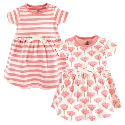 Organic Cotton Short-Sleeve and Long-Sleeve Dresses (Baby)