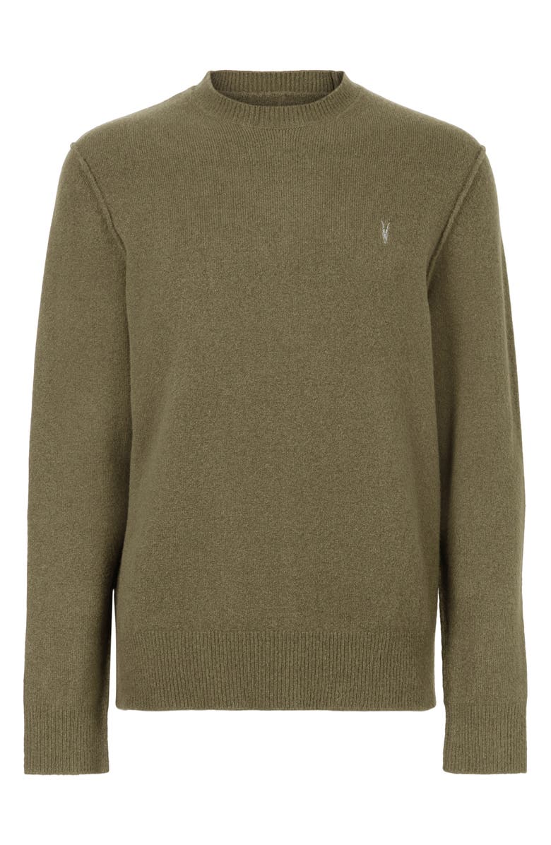 AllSaints Statten Crewneck Sweater, Alternate, color, Avo Green