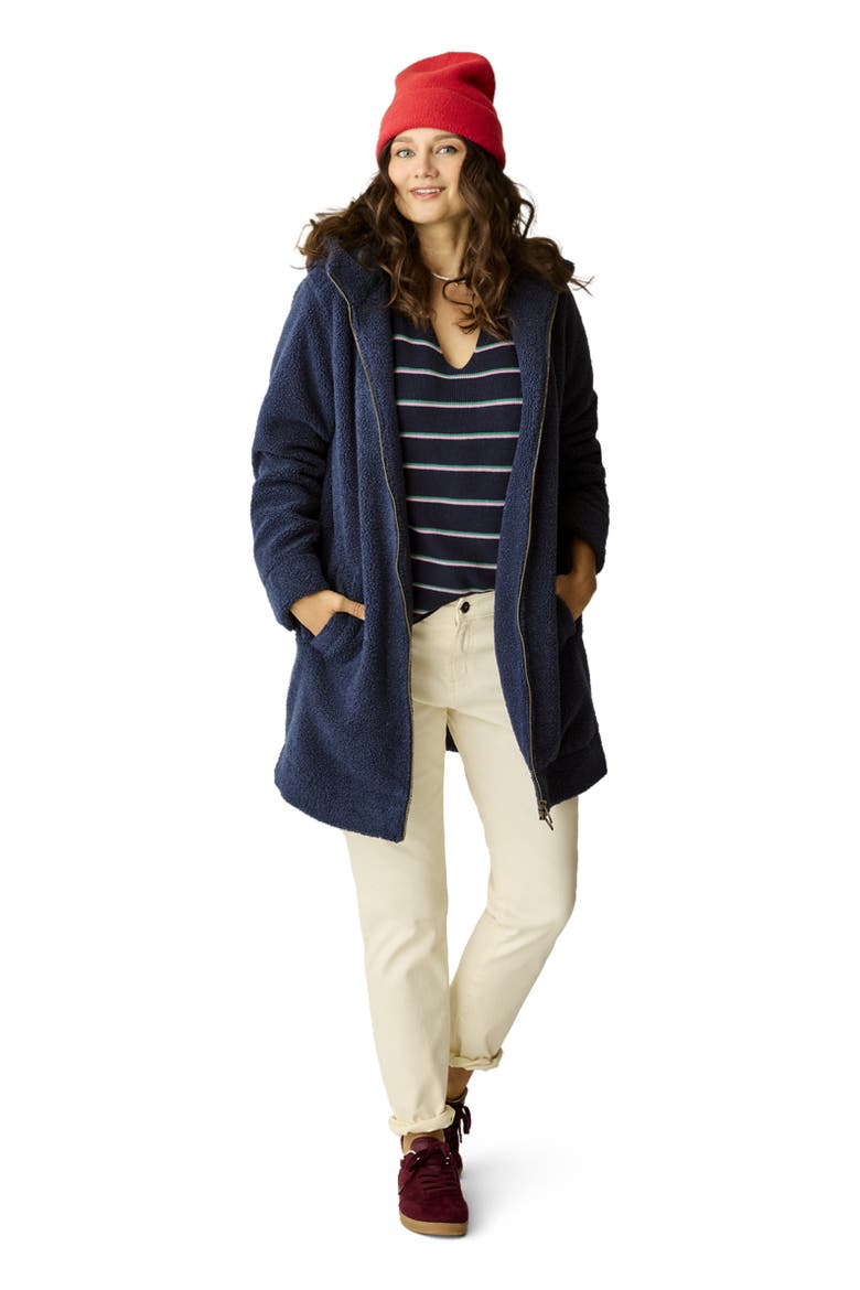 Indy Boucle Jacket, Alternate, color, Navy
