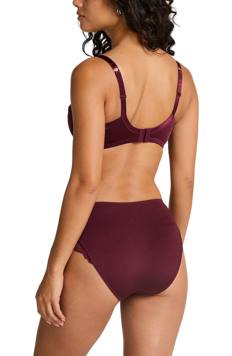 Hunkemöller Sophie High Knickers, Alternate, color, Red