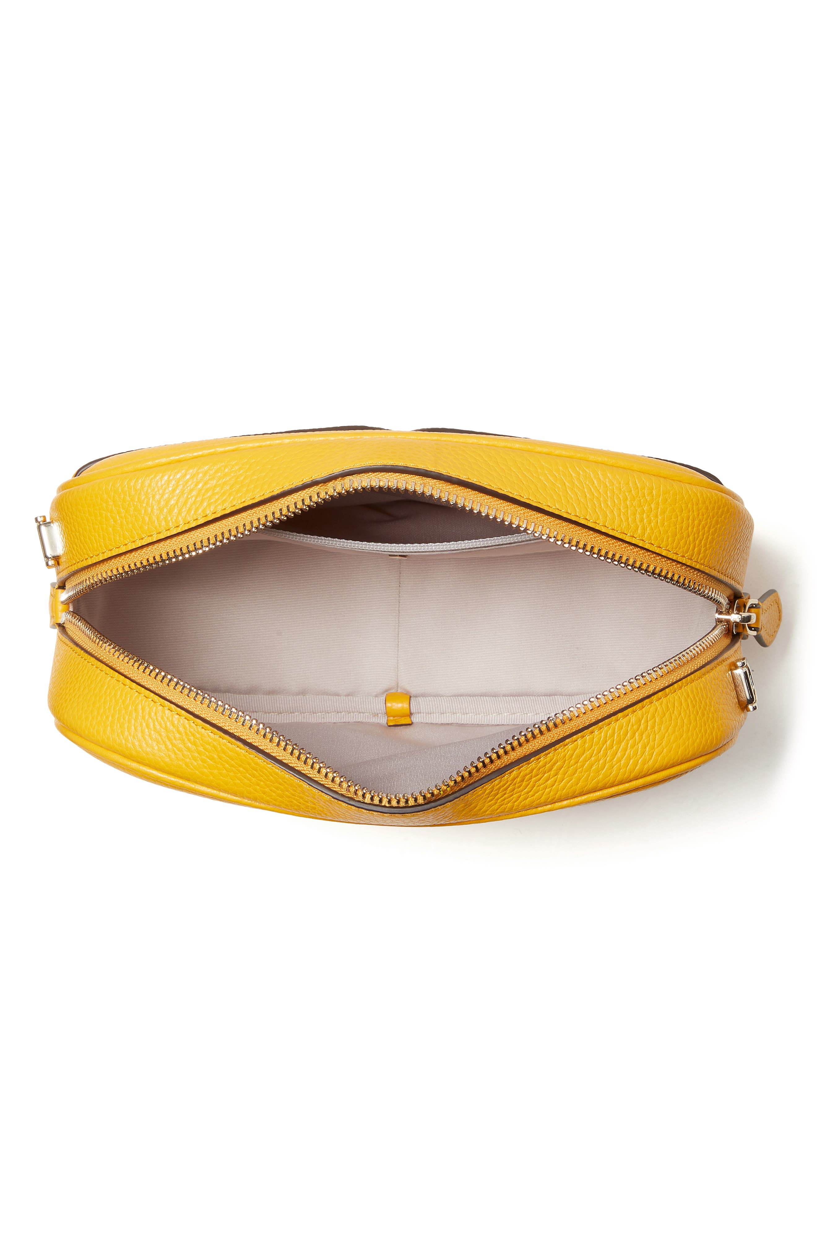 astrid medium pebbled leather camera bag, Alternate, color, LOQUAT