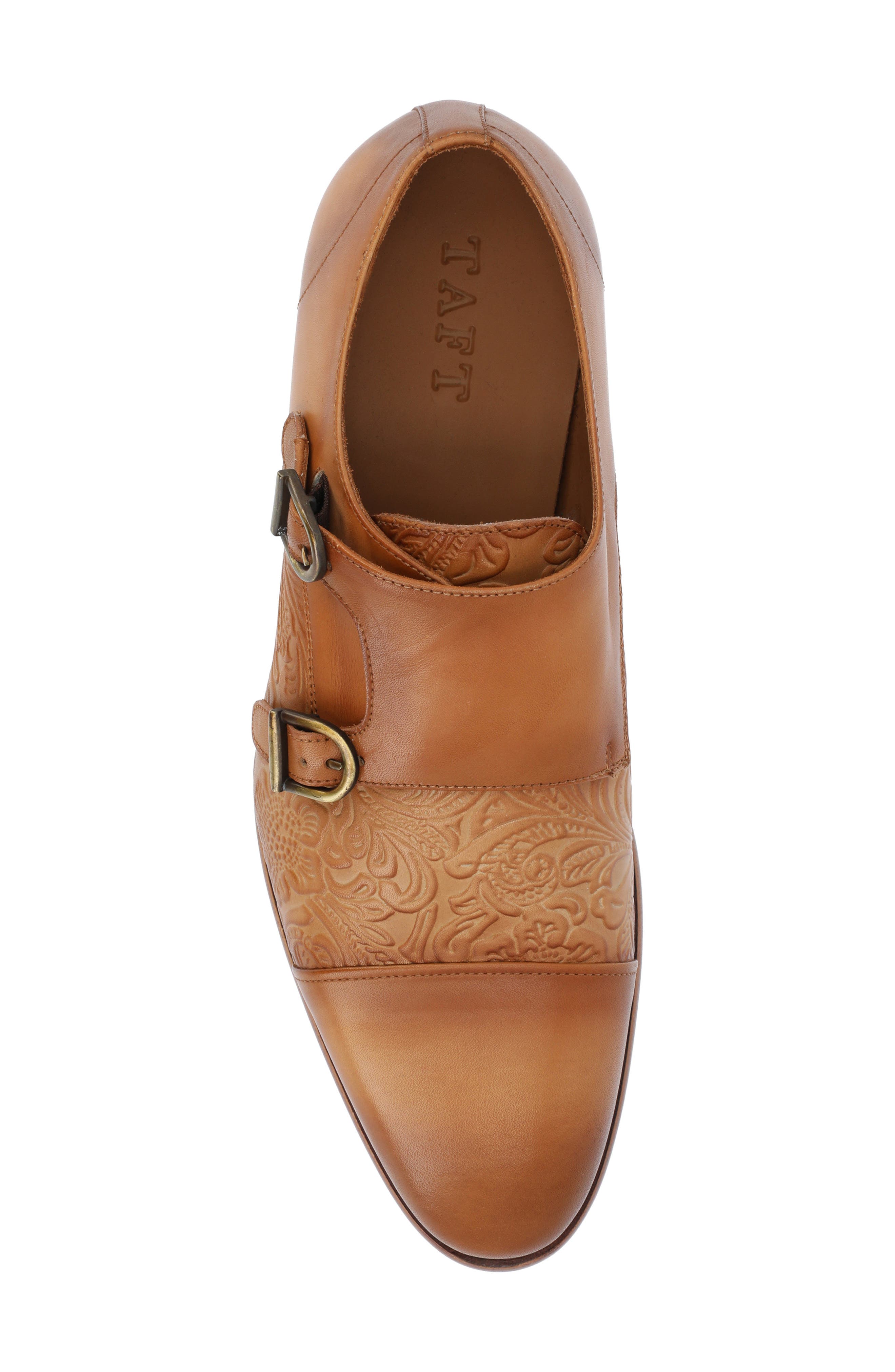 TAFT Lucca Double Monk Strap Shoe, Alternate, color, 