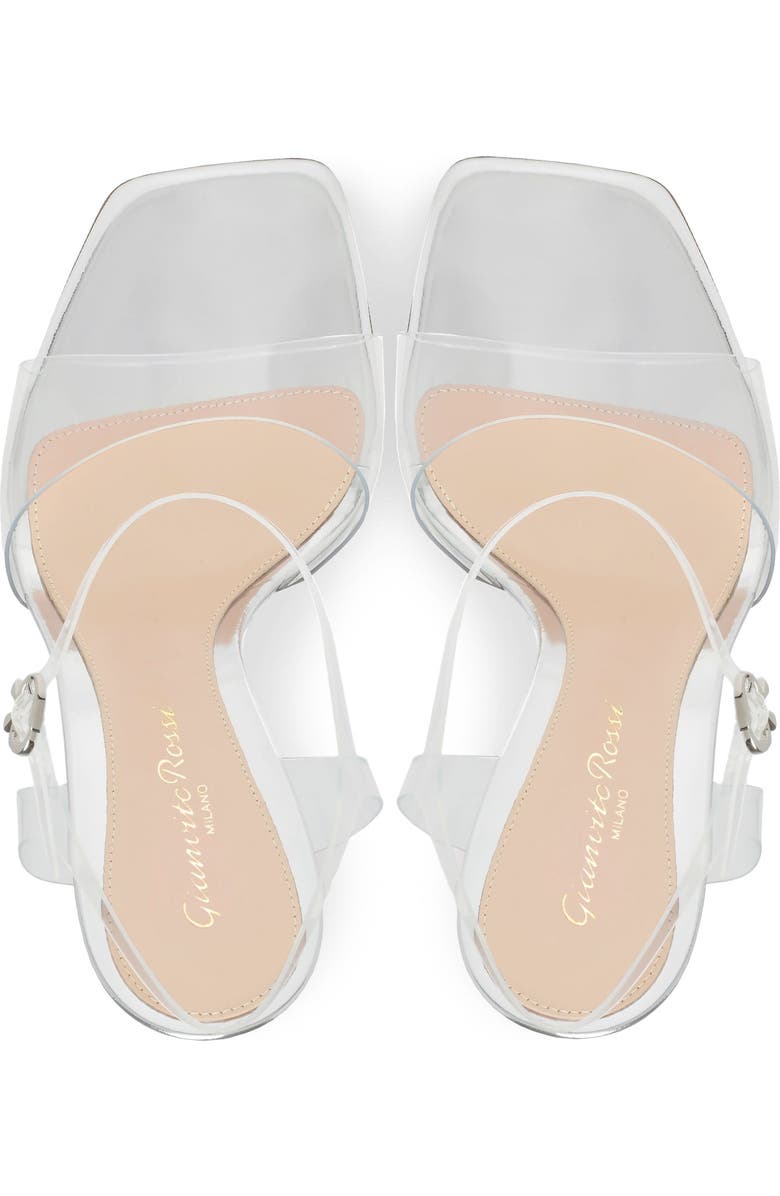 Gianvito Rossi Cher Sandal, Alternate, color, Metallic Silver Tpu