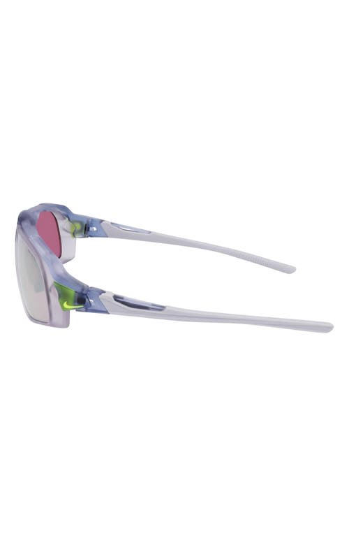 Nike Flyfree 72mm Rectangular Sunglasses In Purple