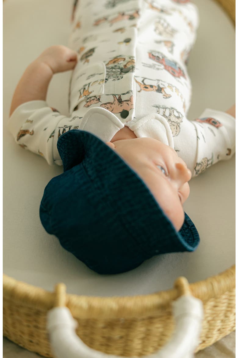 Kids' Organic Cotton Denim Bucket Hat, Alternate, color, DENIM