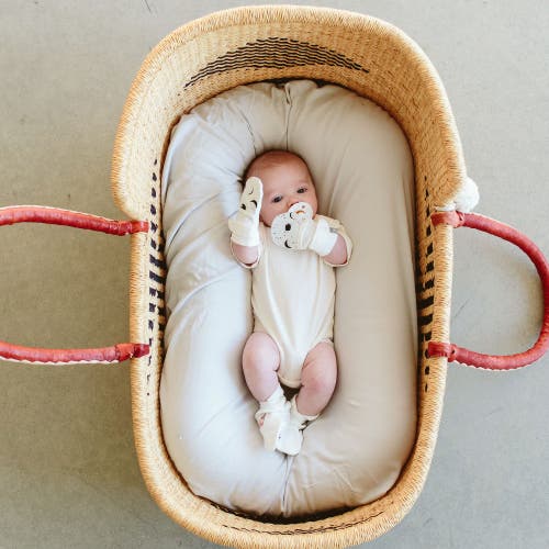 Goumikids Goumi Stay On Baby Mitts In Gray