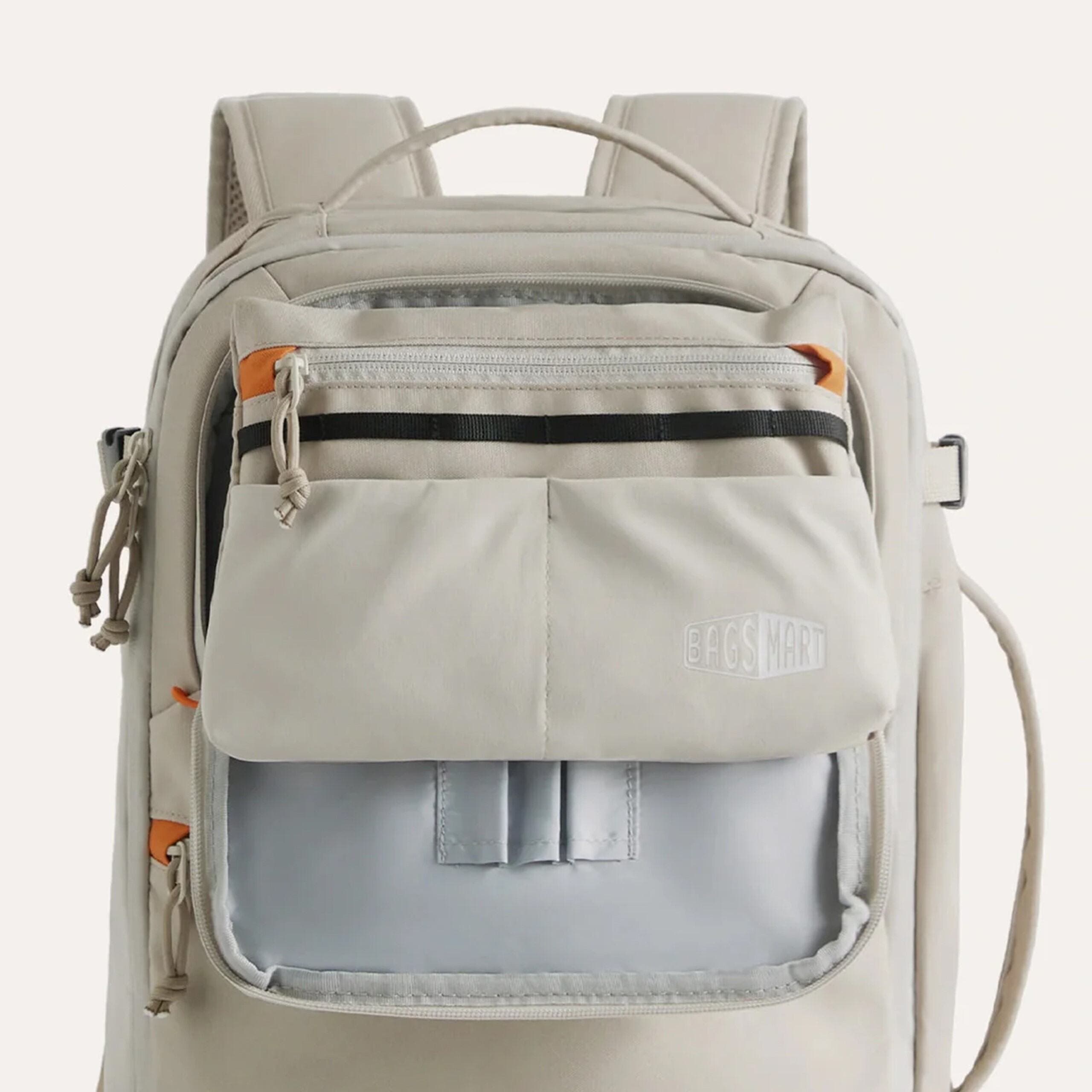 Bagsmart Faro 29L Carry On Travel Backpack Set, Alternate, color, Bone White