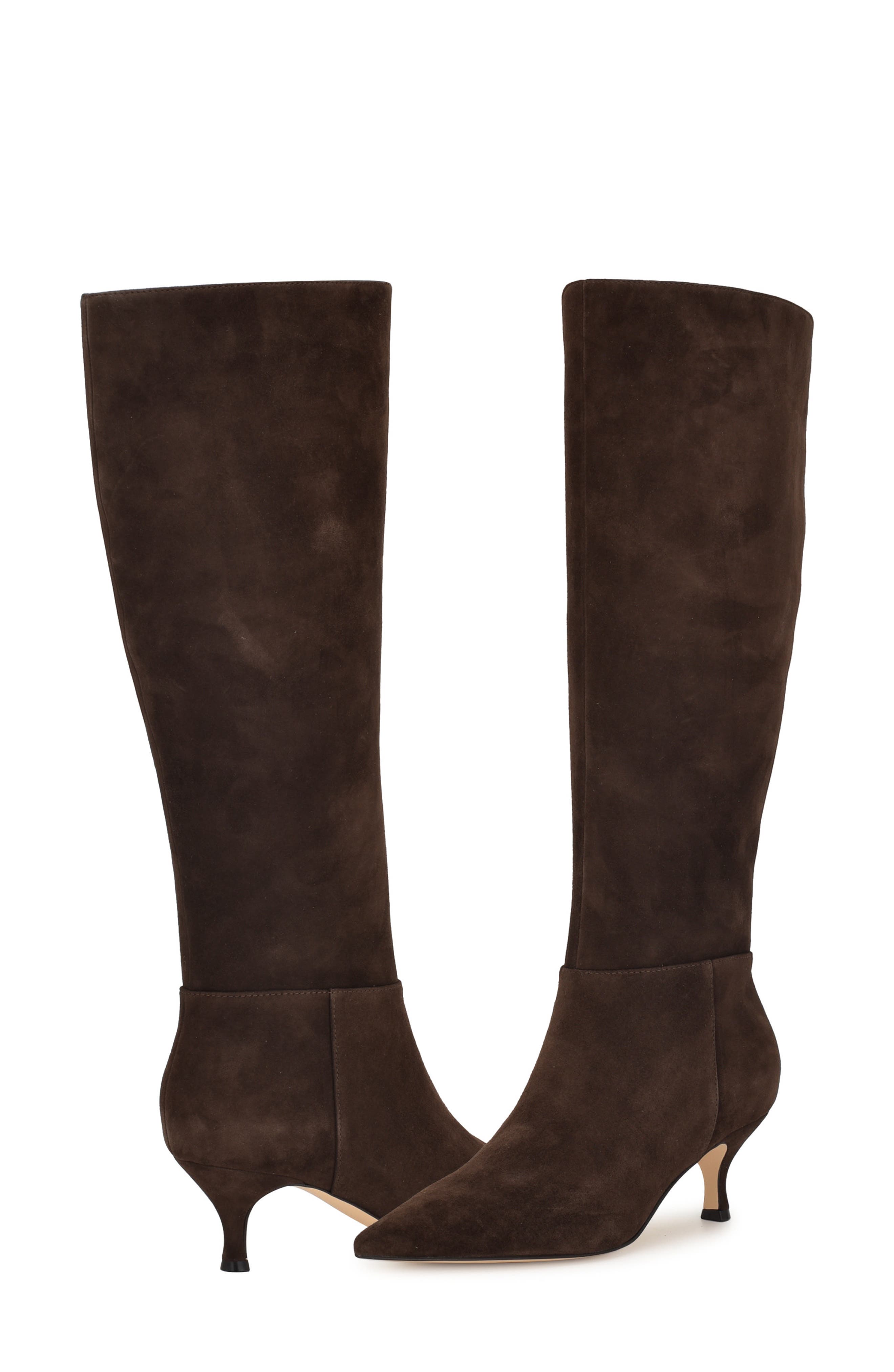 Somas Knee High Boot, Alternate, color, DARK BROWN