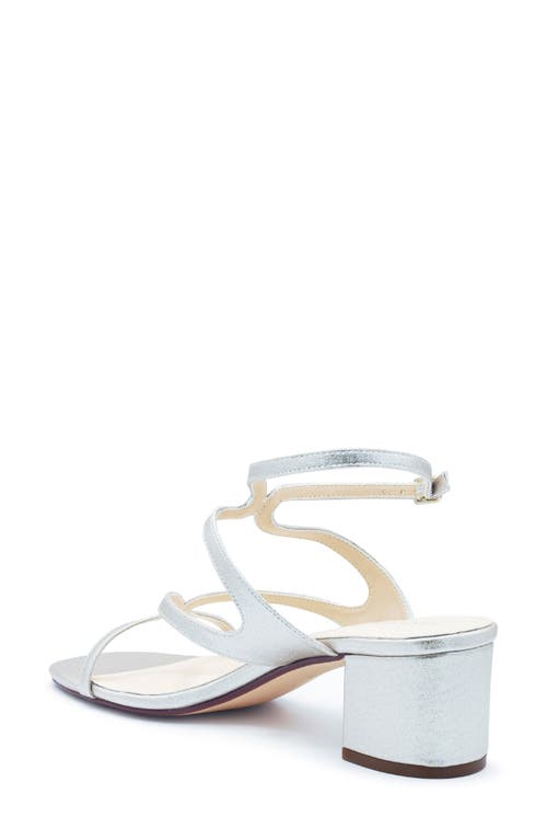 Touch Ups Cora Ankle Strap Sandal In Silver
