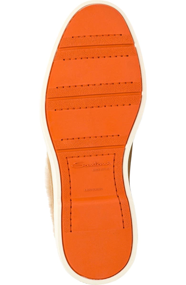 Santoni Women's suede desert boot, Alternate, color, Brown