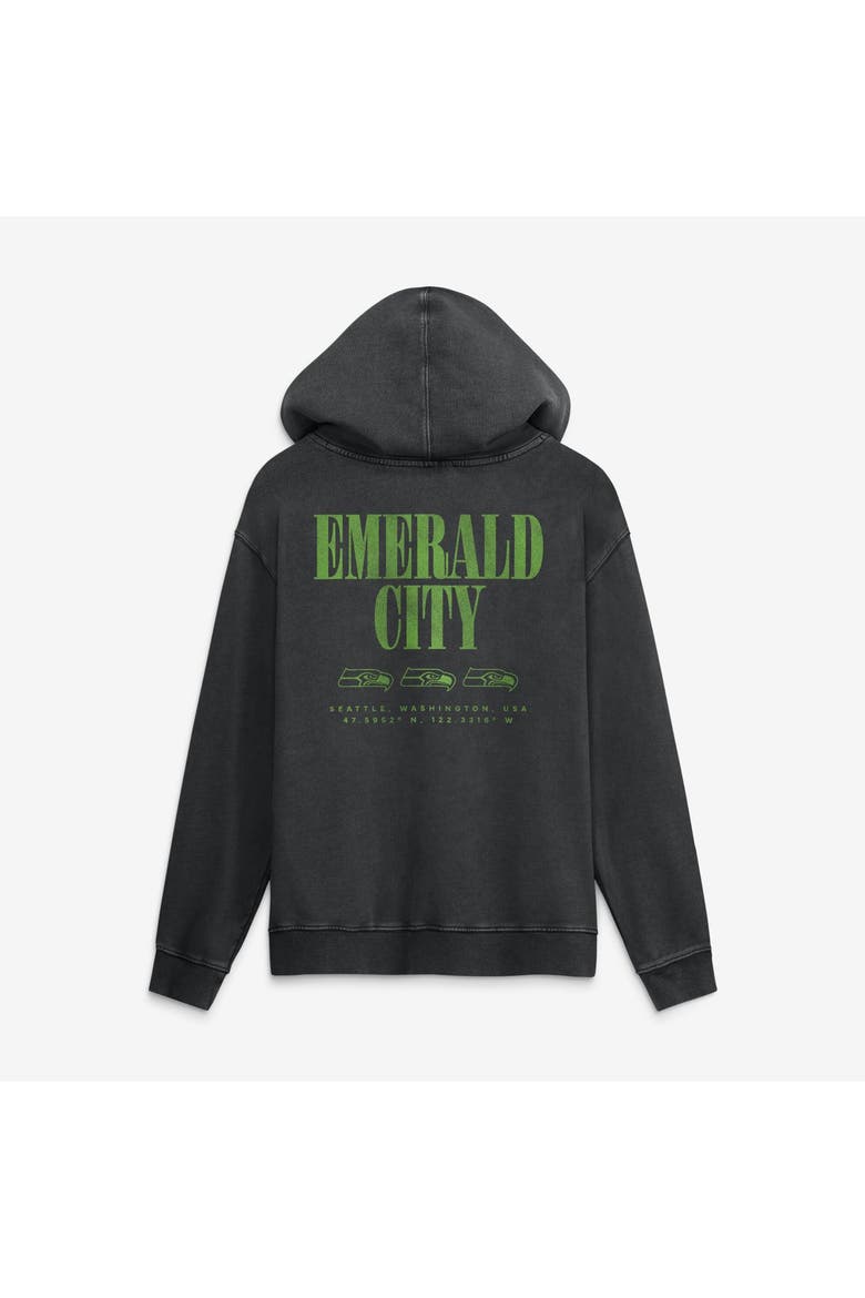 Men's Fanatics Black Seattle Seahawks Relaxed Intense Rivalry French Terry Hoodie, Alternate, color, Black
