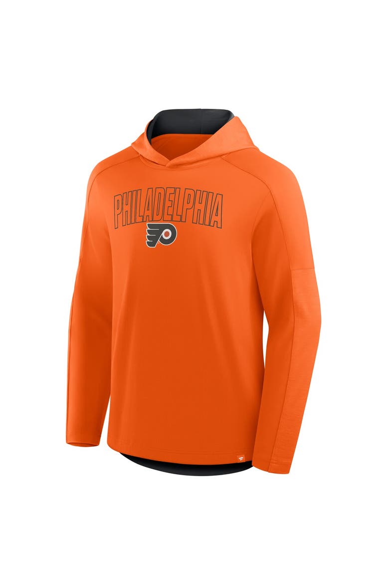 Men's Fanatics Orange Philadelphia Flyers Penalty Shot Long Sleeve Hoodie T-Shirt, Alternate, color, Orange