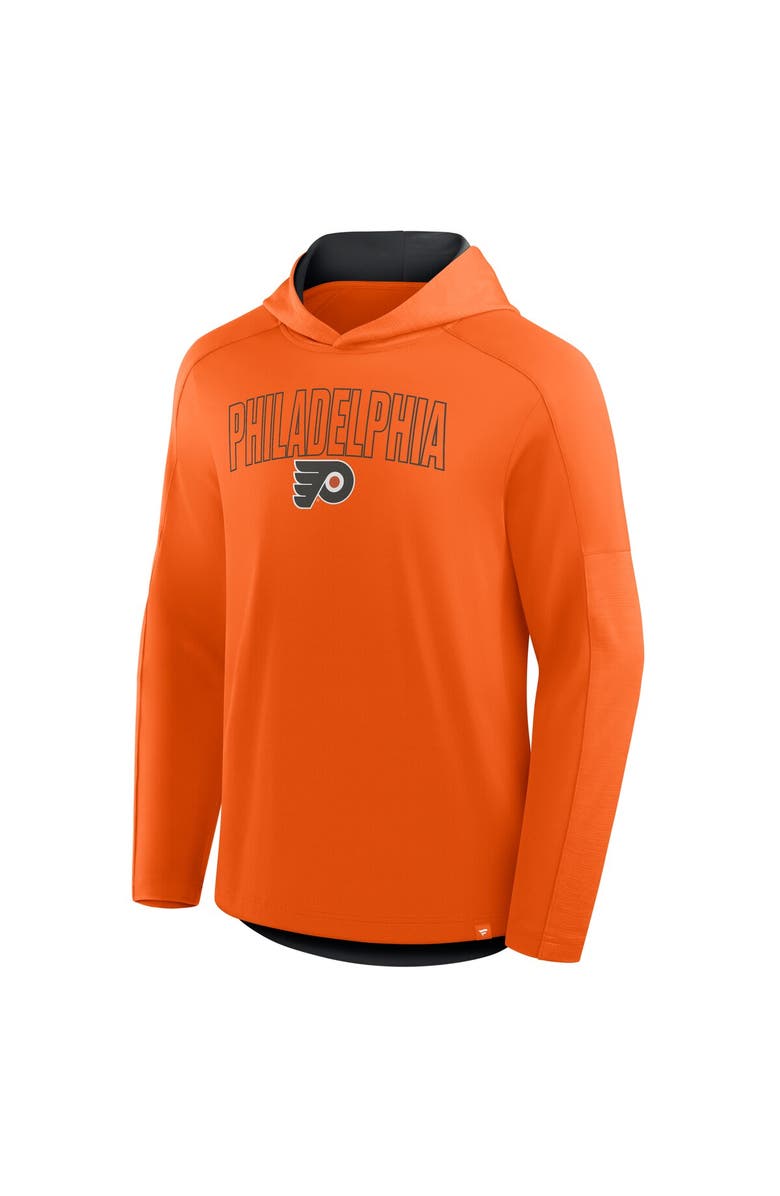 FANATICS Men's Fanatics Orange Philadelphia Flyers Penalty Shot Long Sleeve Hoodie T-Shirt, Alternate, color, Orange