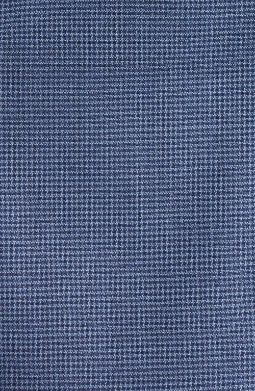 Shop Hugo Boss Boss Huge Slim Fit Houndstooth Microcheck Sport Coat In Medium Blue