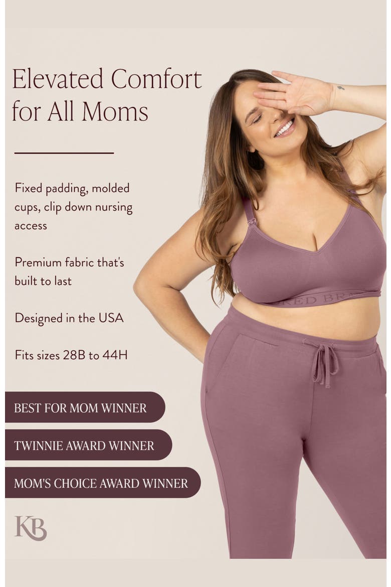 Signature Sublime Contour Maternity/Nursing Bra, Alternate, color, TWILIGHT