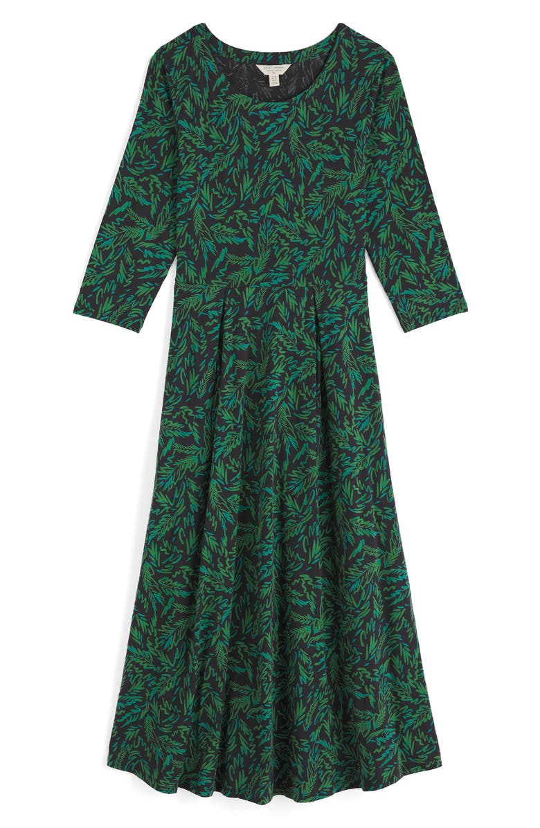 Seasalt Cornwall Veronica Print Stretch Organic Cotton Jersey Midi Dress, Alternate, color, 