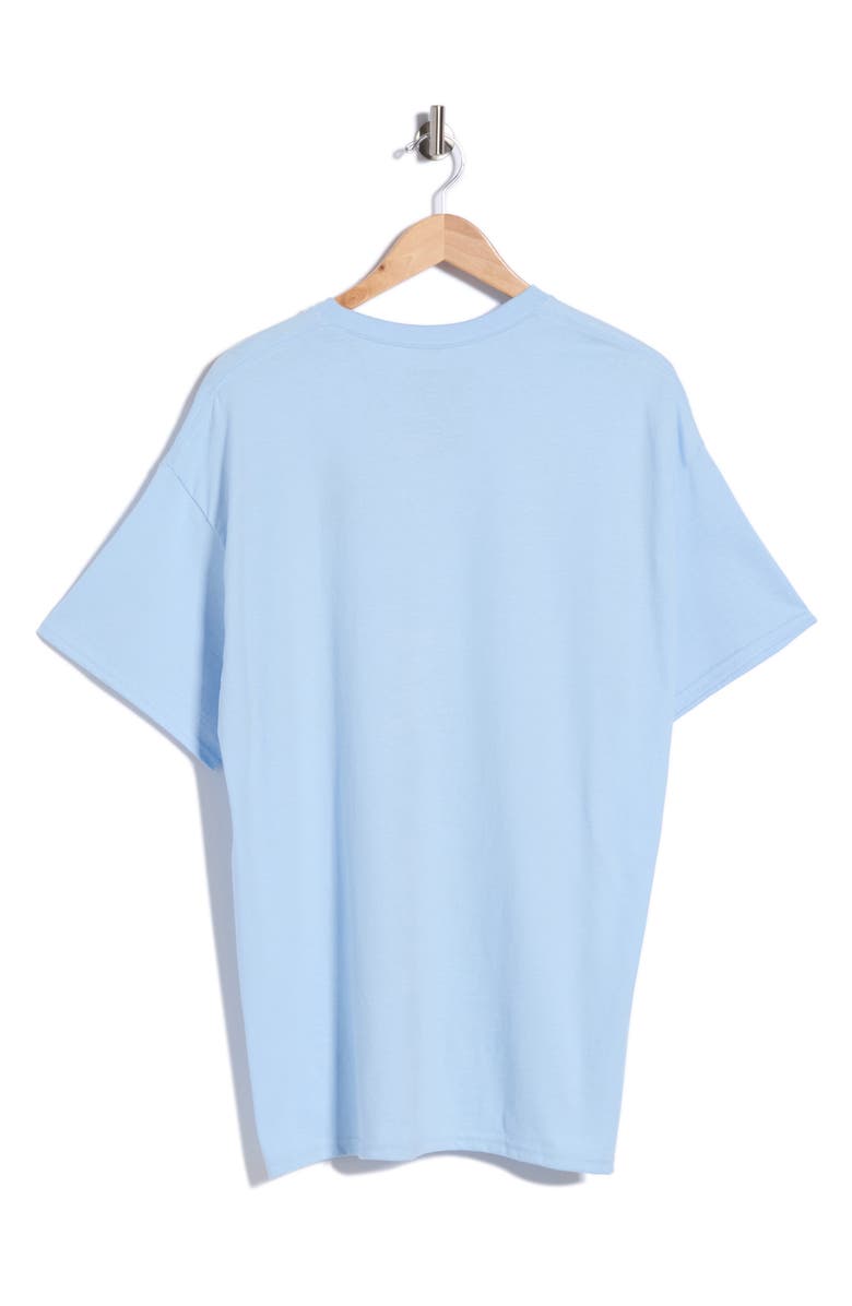 RIOT SOCIETY Gone Fishing Embroidered Tee, Alternate, color, Light Blue