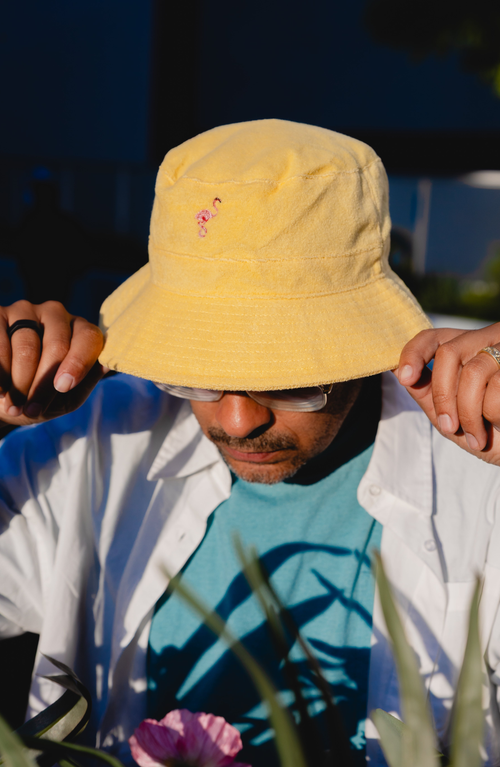 W Y E T H Bibi Bucket Hat In Yellow
