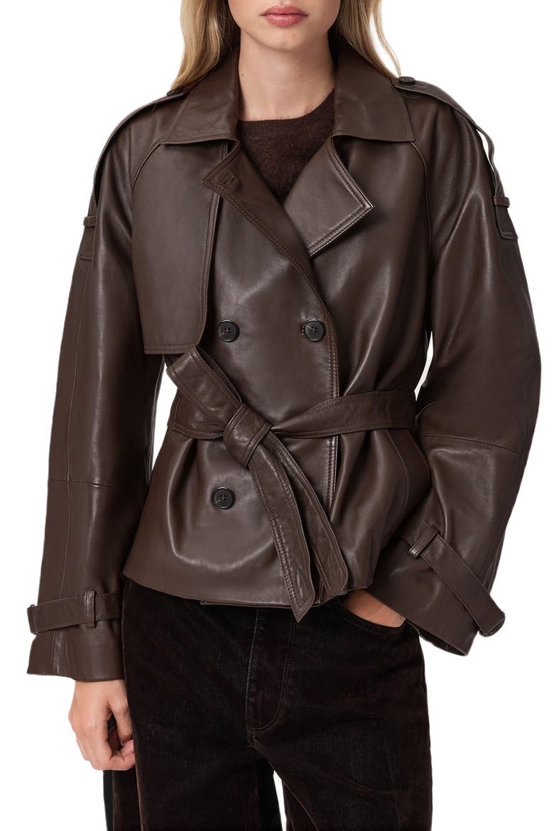 Reed Leather Trench Jacket (Women) | Nordstromrack