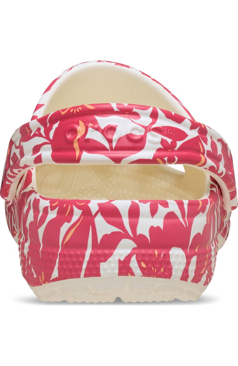 CROCS Kids' Classic Island Flower Clog, Alternate, color, Red/Chalk