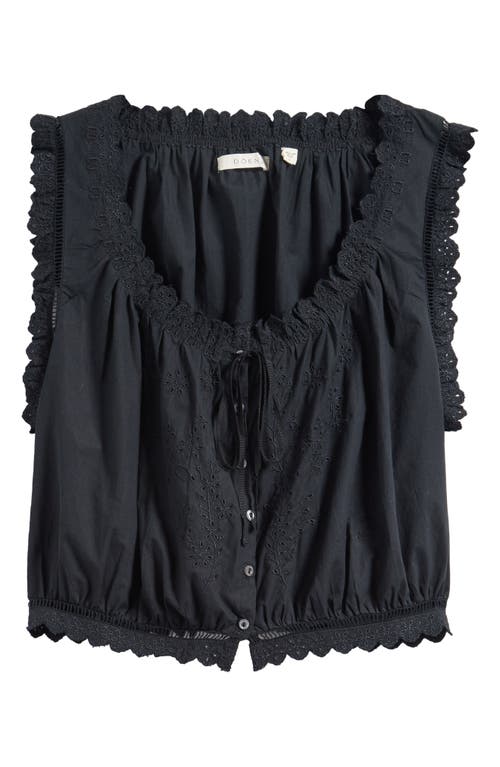 Doen Dôen Traveler Embroidered Crop Top