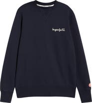 Imperfects Signature Crewneck Cotton Blend Fleece Sweatshirt