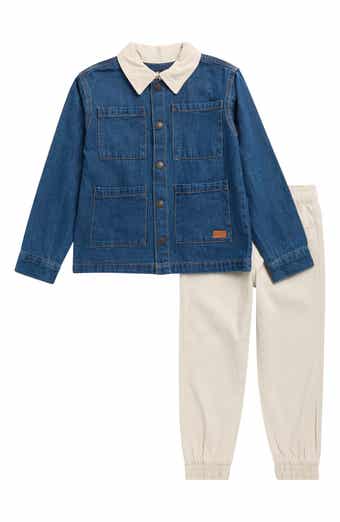 Kids' Corduroy Jacket & Jogger Pants Set