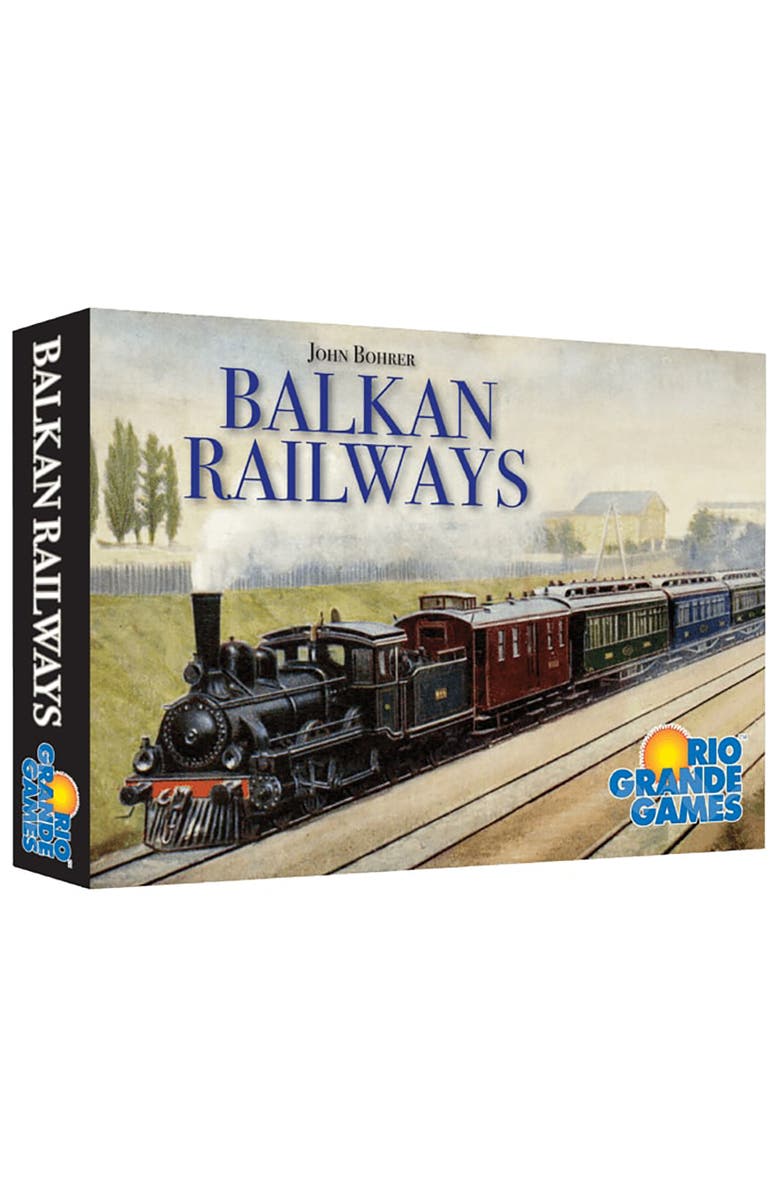 Rio Grande Games Balkan Railways, Train Board Game, Main, color, 
