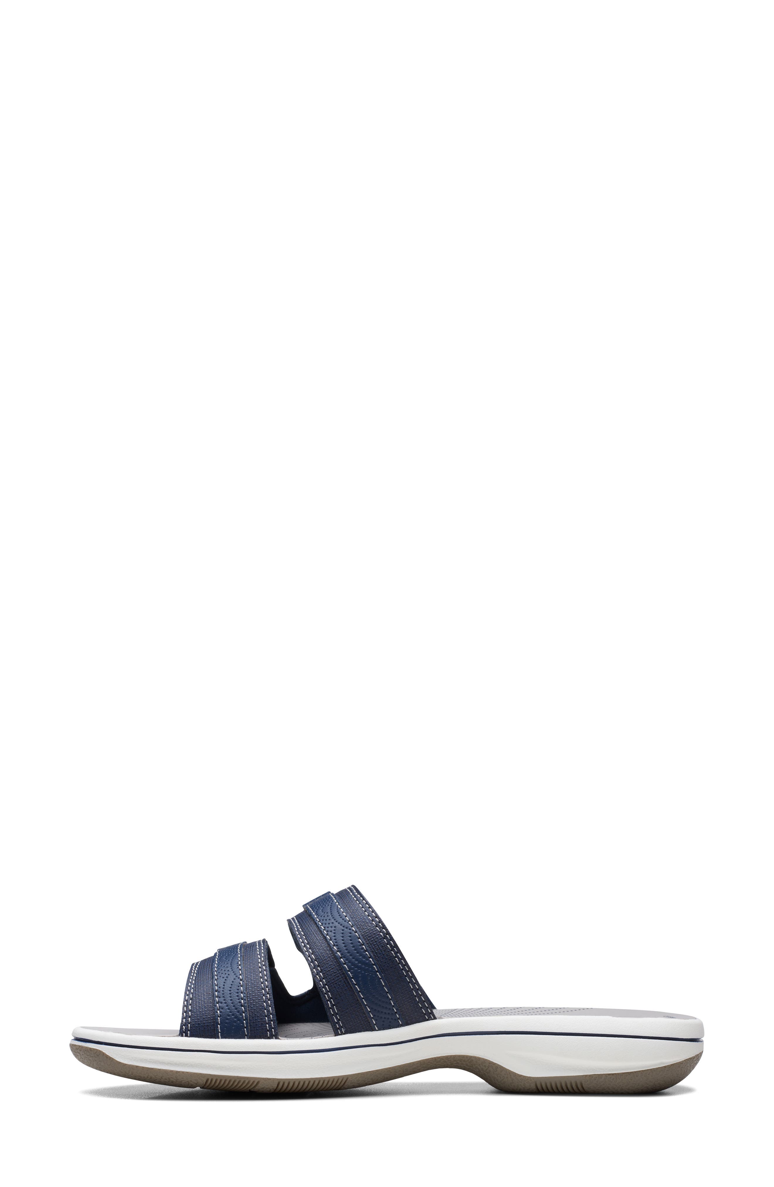 Breeze Piper Slide Sandal, Alternate, color, NAVY